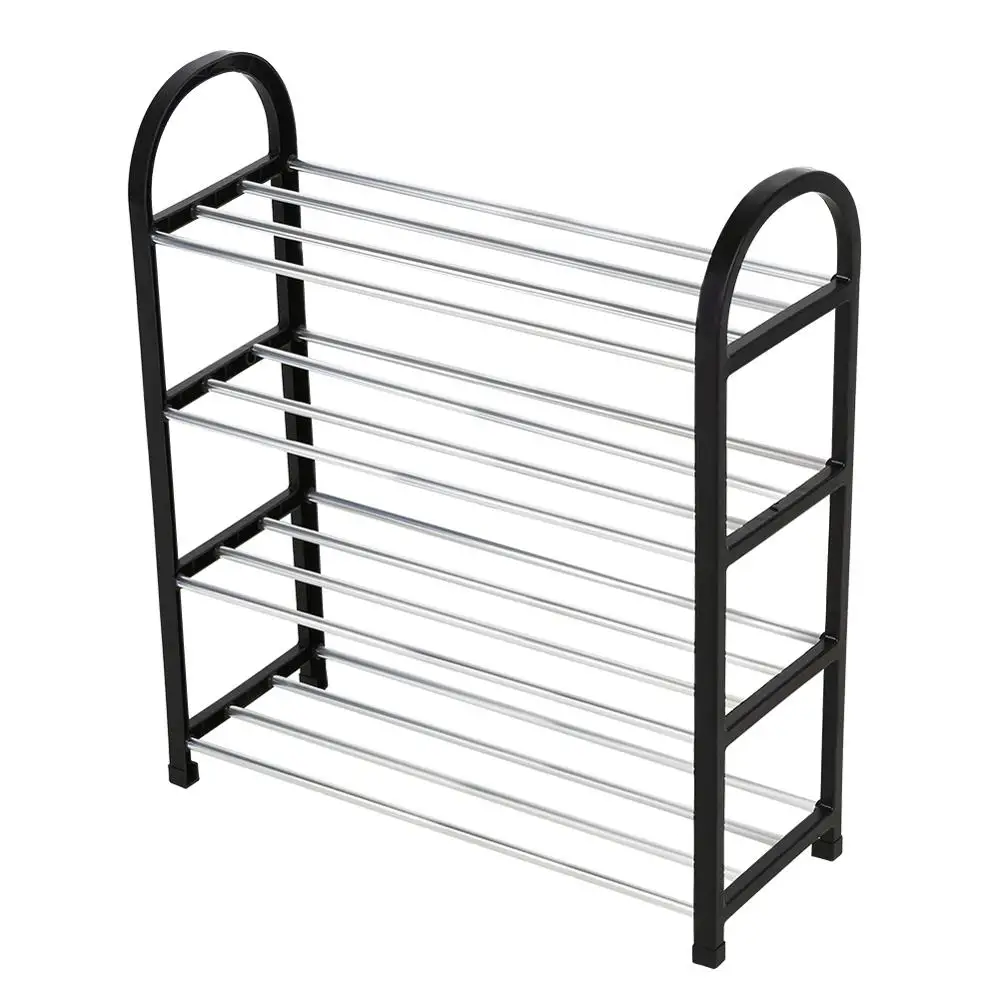 

Shoe Rack Aluminum Metal Standing Shoe Rack DIY Shoes Storage Shelf Home Organizer Accessories Shoe Rack