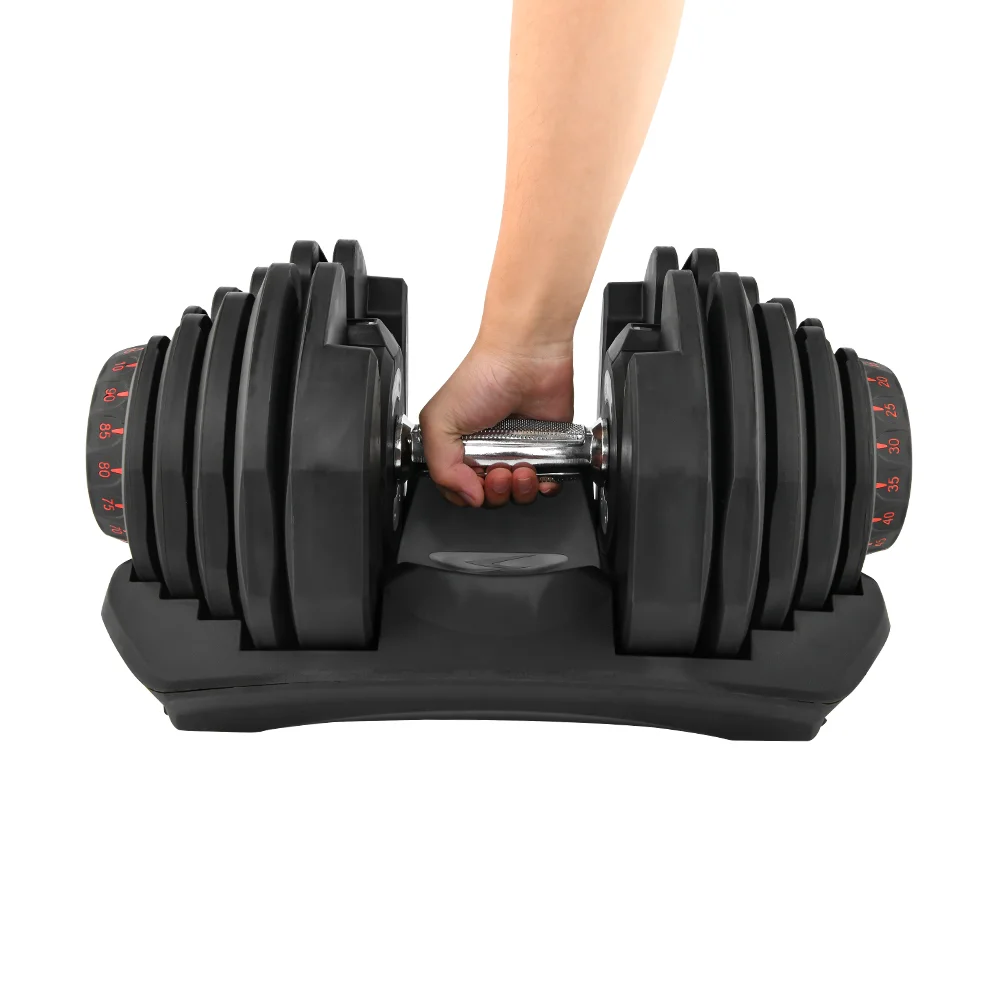 

Gym Ajustable Dumbbell Adjustablr Pound Home Exercise Easy Adjustable Dumbbell Set Rubber Verstelbare Dumbbell Fitness