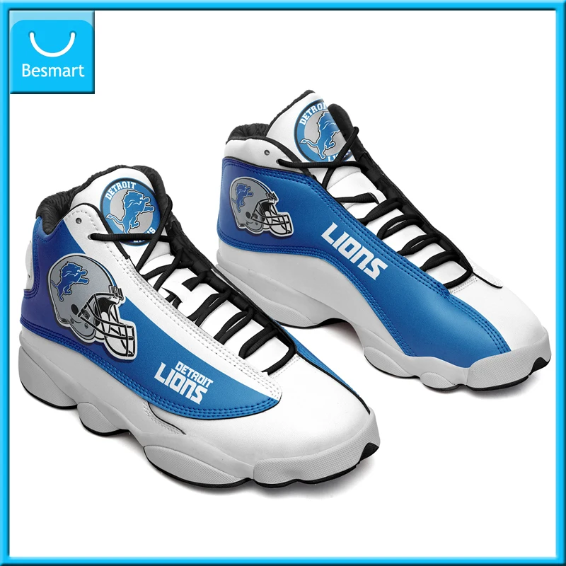 

Besmart Print On Demand Custom Sneaker Men's Basketball Sneaker Lions team printing FedEX Free Shipping