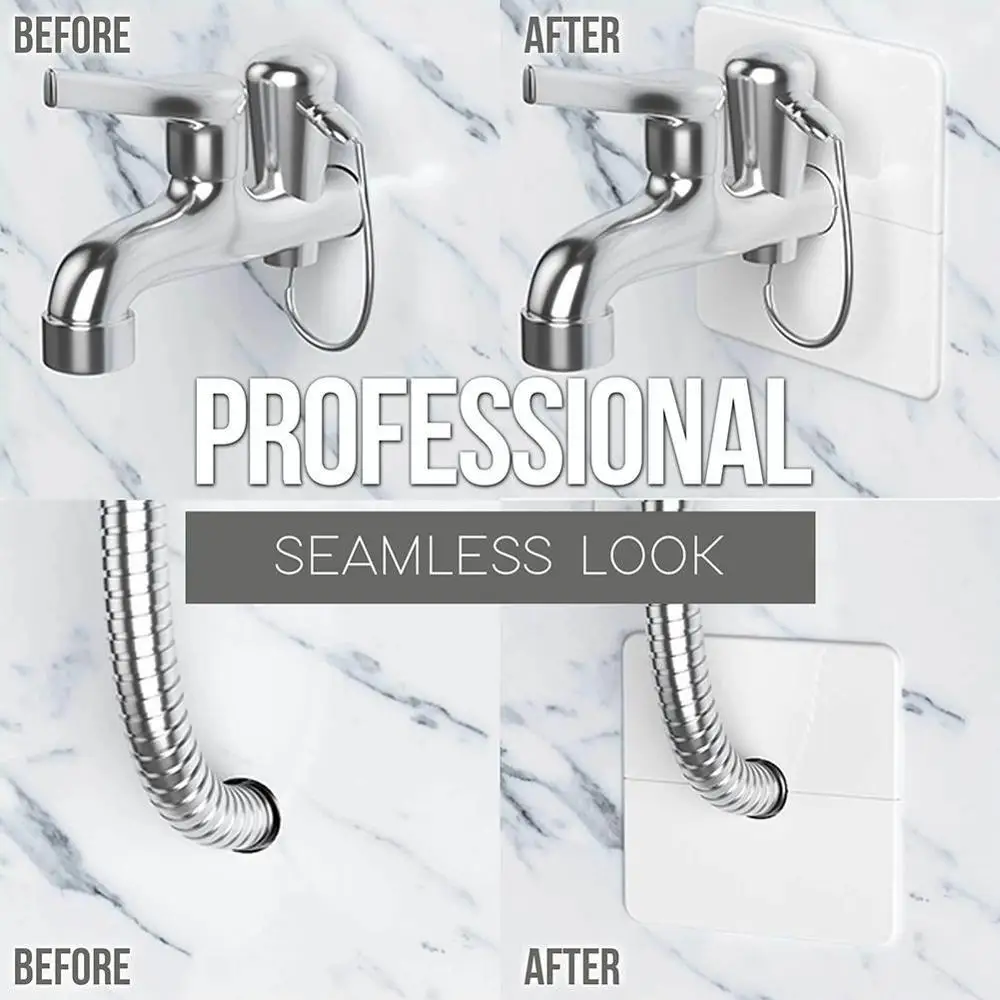 

6 Types Plastic Wall Wire hole cover Air-conditioning Cable Decorative Cover Pipe Plug protector Furniture Dust Hardware gr P1Y8