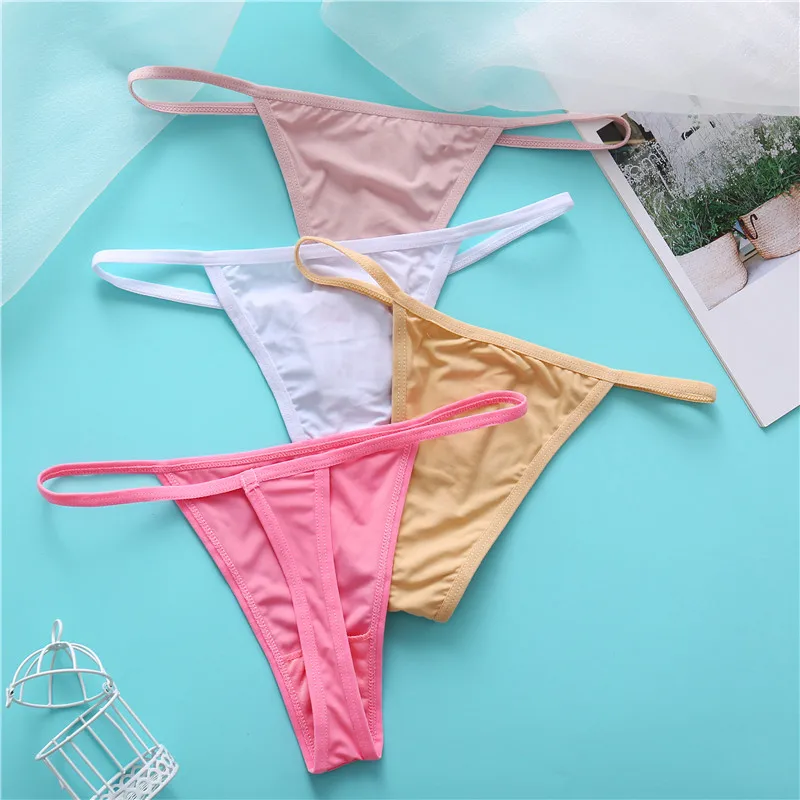 Женские сексуальные стринги женские хлопковые трусики с низкой талией трусы для