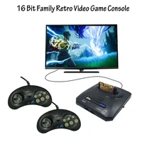 new 16 bit video game console with us and japan mode switch av out for original handles export russia with 300 500 classic games