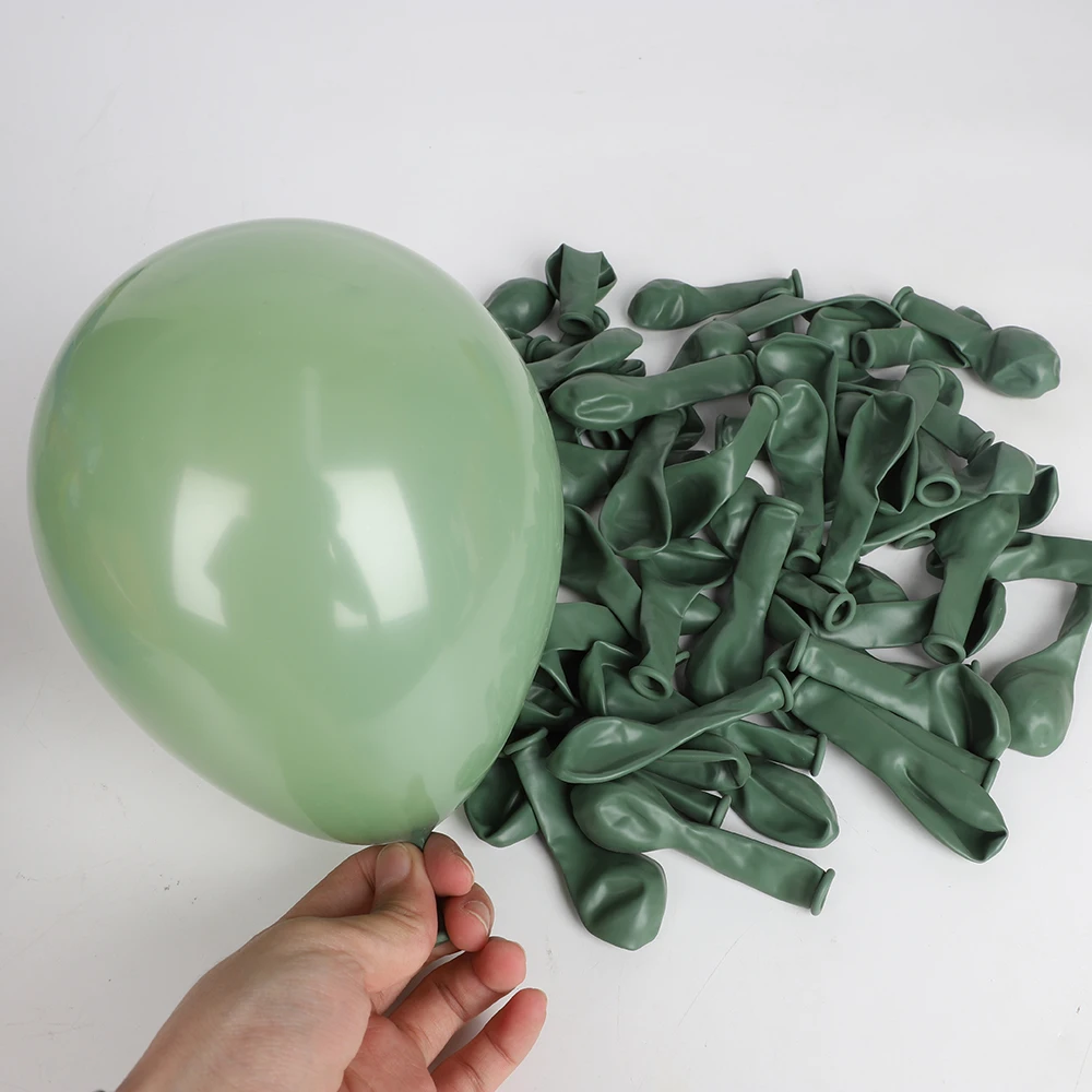 137Pcs/set Retro Green White Balloons Garland Chrome Gold Balloon Chain Arch for Baby Shower Bridal Wedding Party De | Дом и сад