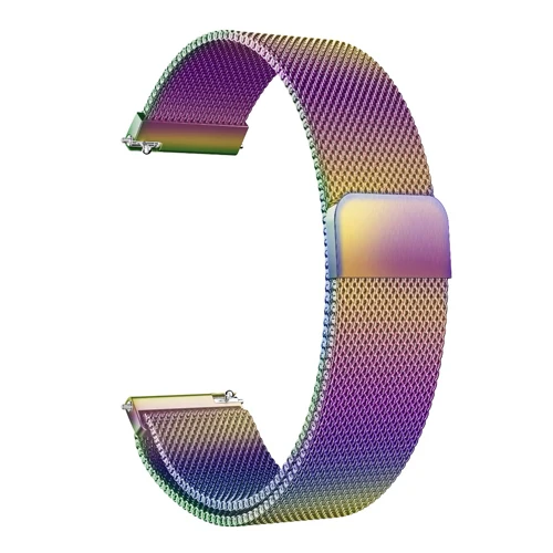 colors Ремешок 20 мм/22 мм для Huami Amazfit GTS/Bip lite/GTR 42 мм/pace/GTR 47 мм/stratos band milanese loop bracelet smart watch band - Цвет ремешка: colors