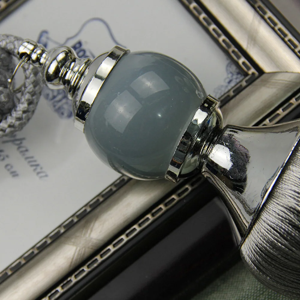 1 пара Faux Jadestone Висячие шарики кисточки для занавесок Tiebacks веревочный Декор