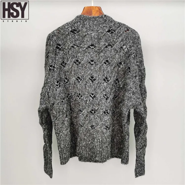 【HSY】2019 Осень Зима Новая Женская шерстяная пряжа cкручивание плетение волос Twist