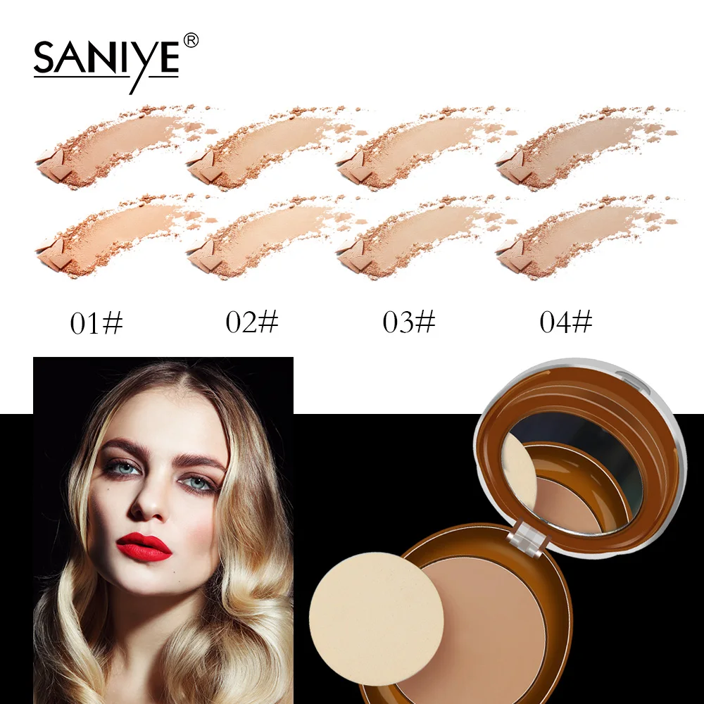 SANIYE пудра для лица основа полное покрытие длительный МАКИЯЖ компактная