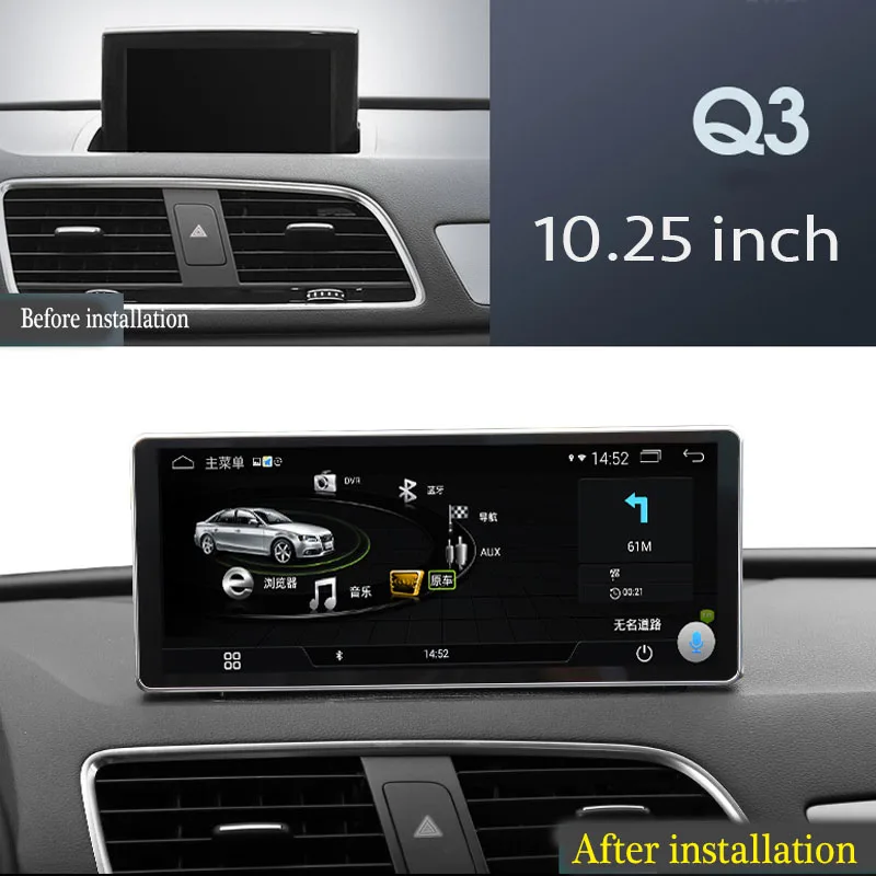

For Audi Q3 SQ3 8U TFSI TDi RS MMi 360 BirdView Car Stereo Audio Accessories Navigation GPS Navi Radio CarpPlay 10.25 Screen