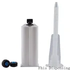 10 шт. 50 мл 1:1 AB эпоксидной пистолет Картридж шприц + 20 штук Смола статический смеситель MA3.0-17S насадки для смешивания для Duo пакет эпоксидные смолы