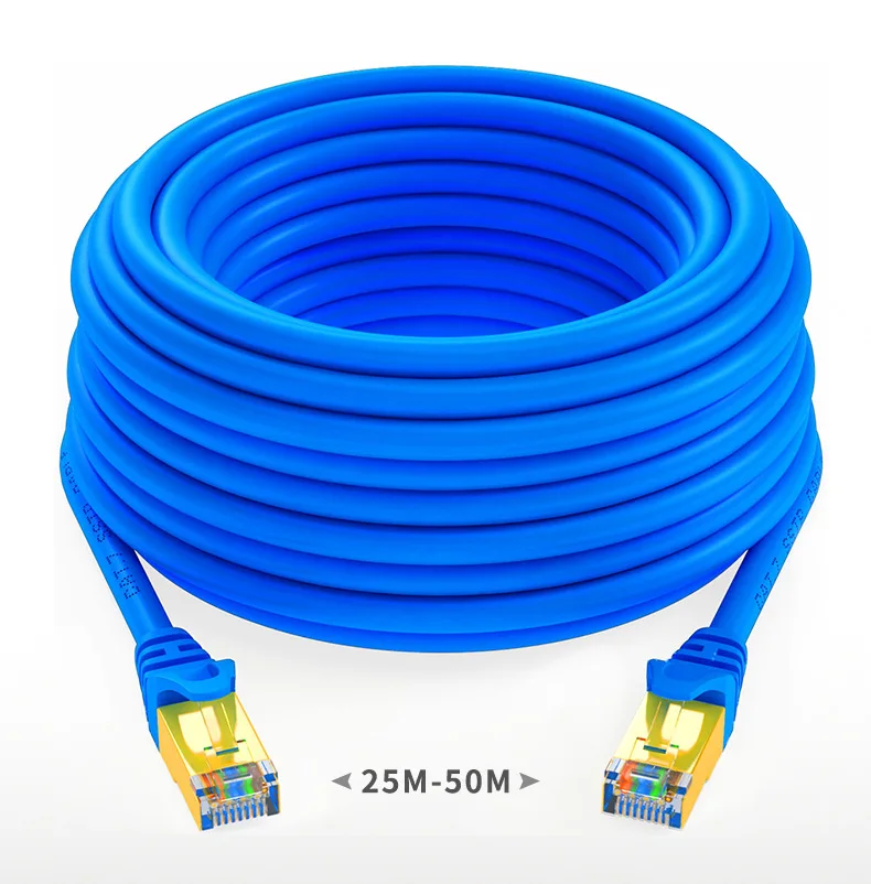 

2019 Six types of shielded broadband line pure copper Gigabit network jumper Category 6 twisted pair