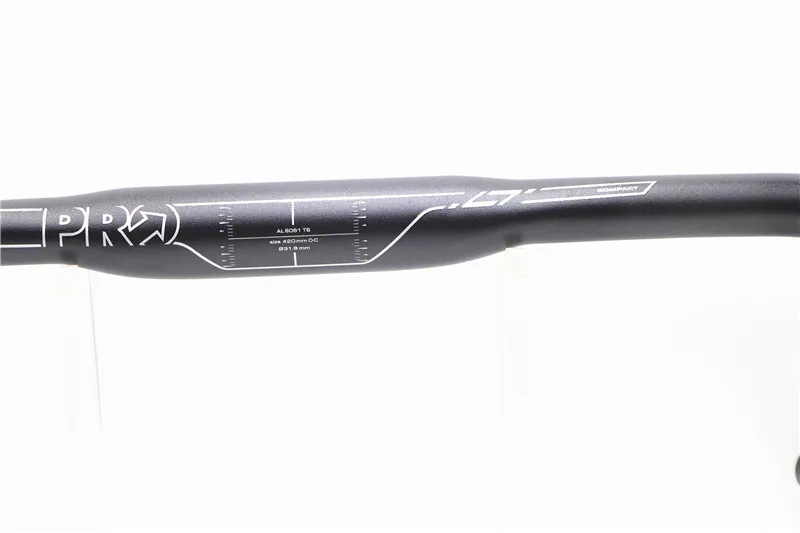 Shimano PRO LT руль для шоссейного велосипеда PLT Ergo изогнутый 31 8 мм черные детали