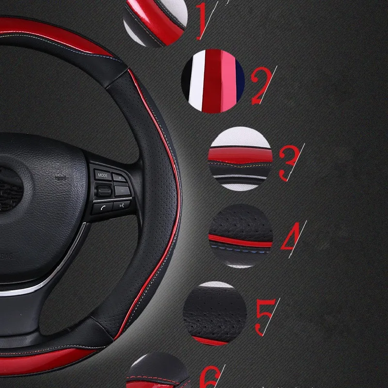 Универсальная кожаная фотосессия 38 см розовая синяя красная белая для Volkswagen New