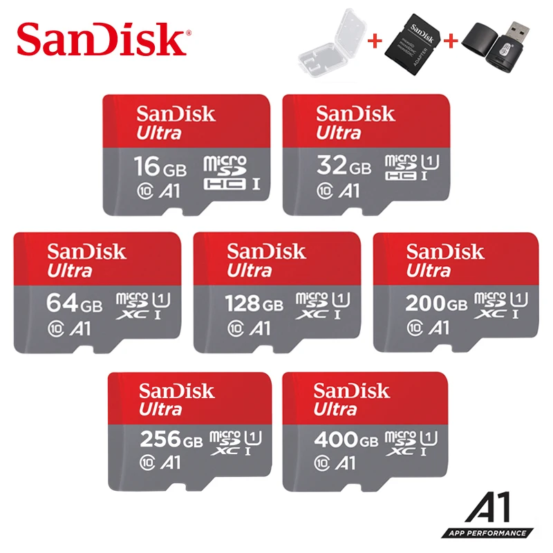 2019 двойной флеш накопитель SanDisk Memory Card 400 г 256 ГБ 200 128 Гб 64 оперативной памяти 32