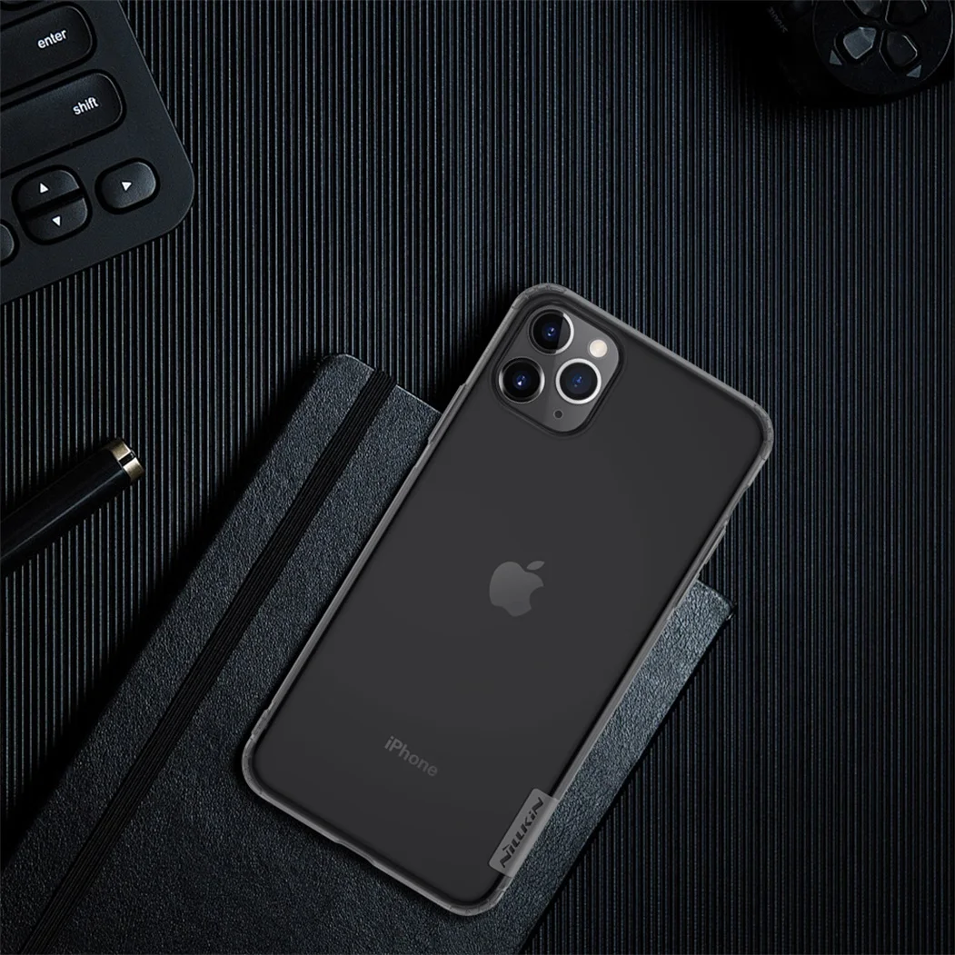 Чехол Nillkin для iPhone 11 Pro Max(5,8/6,1/6,5), Натуральный прозрачный мягкий кремний, TPU задняя крышка для iPhone11 Pro