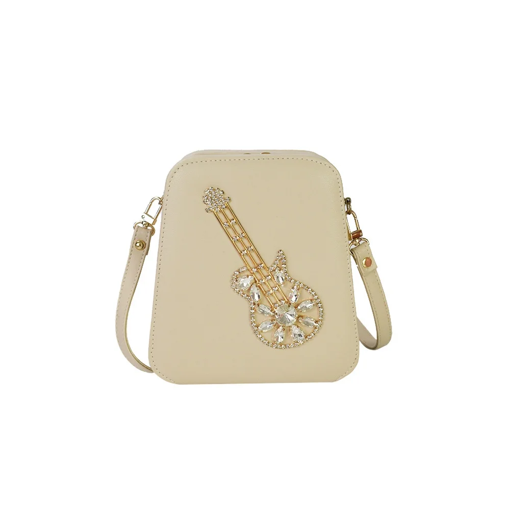 

Fashion Cute PU Mini Square Bag Casual Diagonal Handbag Diamond Dinner Brand Female Crossbodybag