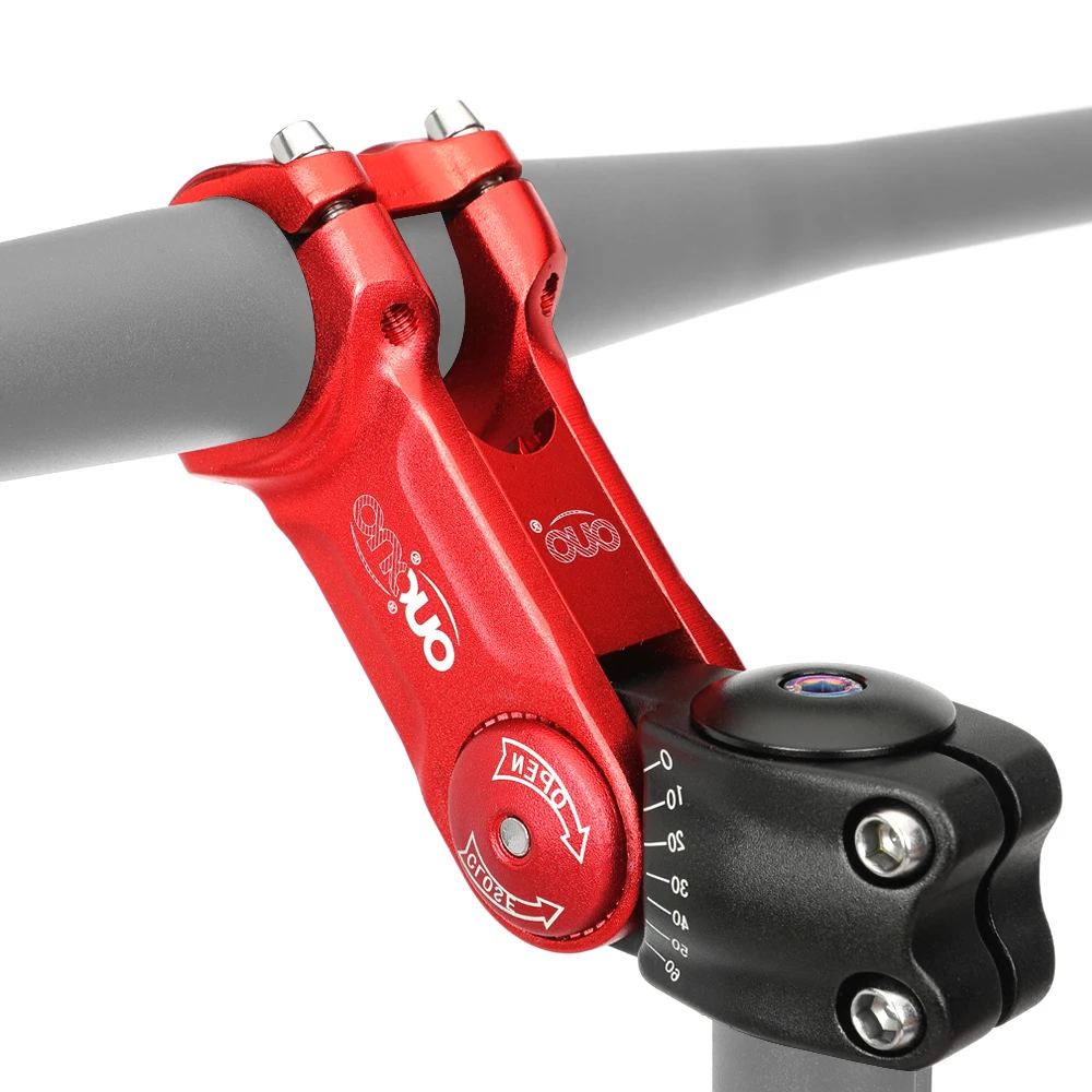 Регулируемый велосипедный стержень OUO 31 8 мм руль 0-60 градусов 90/110 А новый дизайн