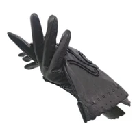 goatskin gloves winter ladies fashion gloves new wrist sheepskin black driving sports outdoor warm leather thickened 2021 00046