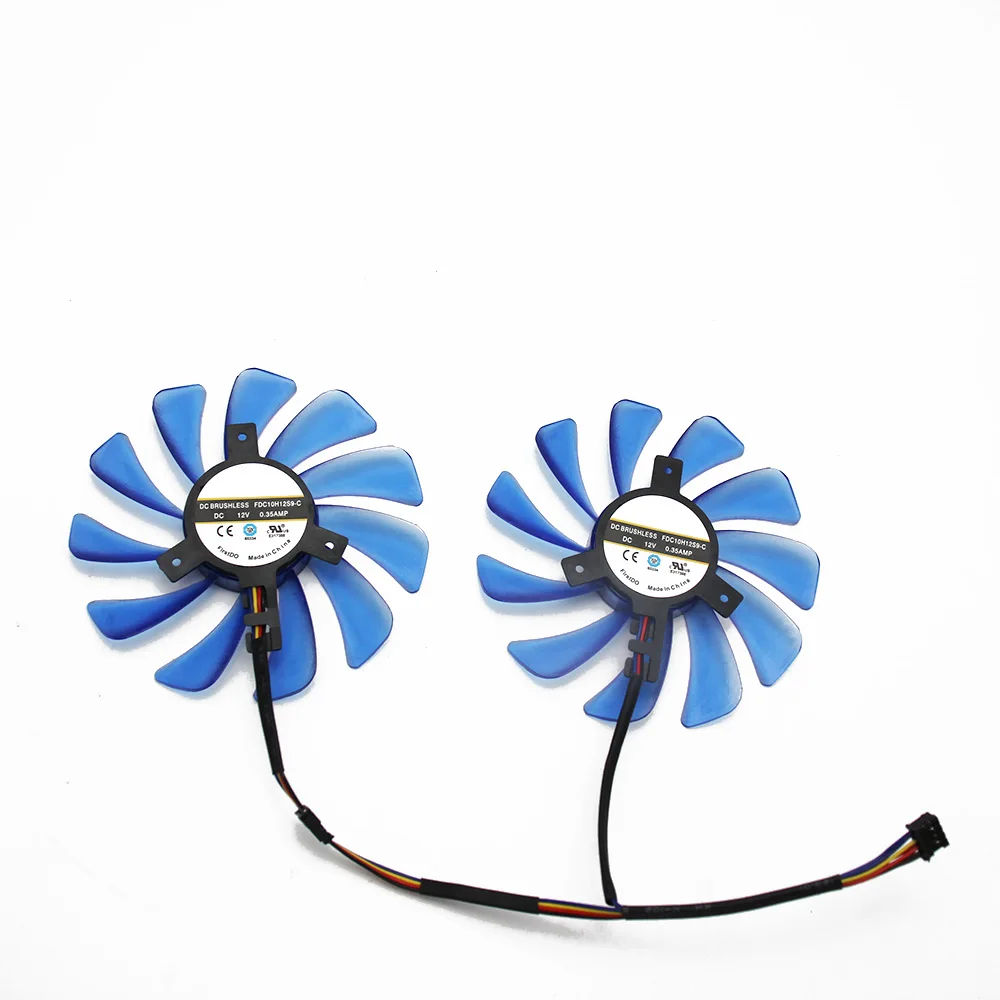 95 мм FDC10H12S9-C RX580 GPU VGA альтернативный кулер охлаждающий вентилятор для его XFX RX 580