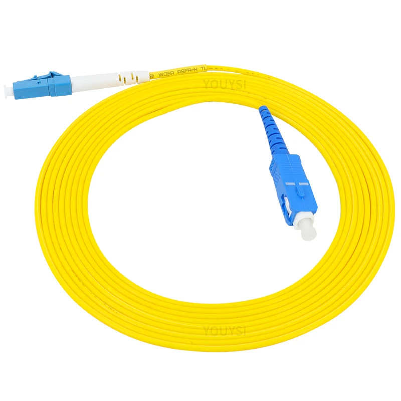 Оптоволоконный соединительный кабель Simplex LC/UPC-SC/UPC 1 м 2 3 5 10 оптоволоконный 0 мм шт.