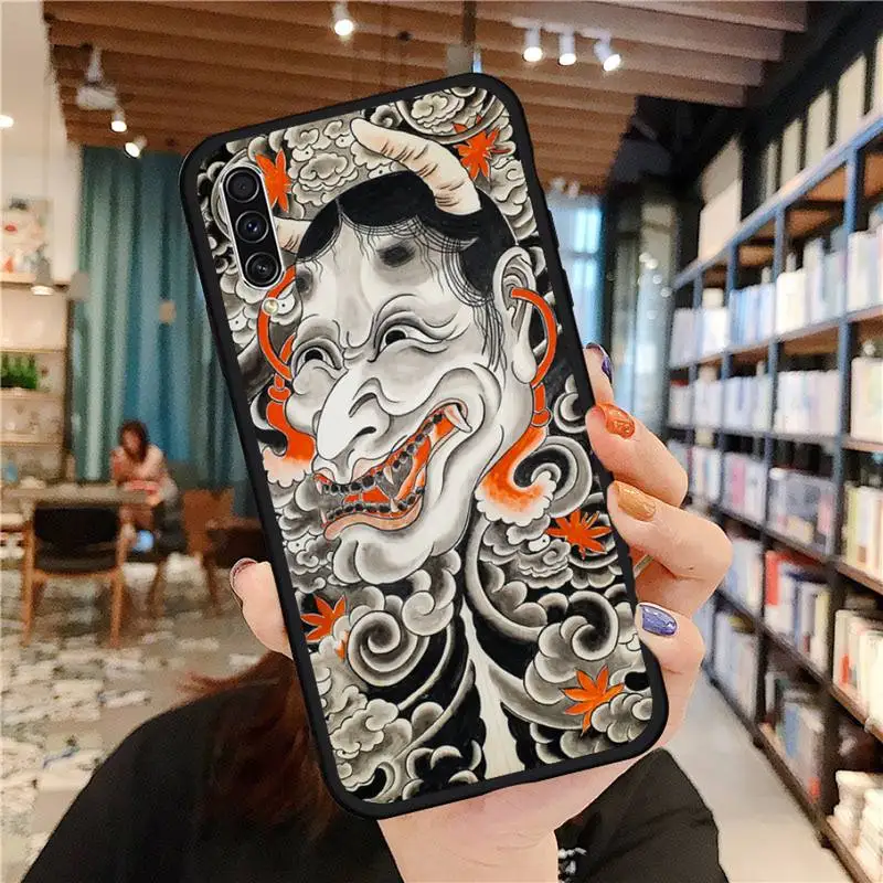 

Japanese retro Relief Phone Case For Samsung galaxy A S note 10 7 9 20 30 31 40 50 51 71 21 s ultra