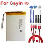 Аккумулятор 3,7 в для проигрывателя Cayin I5, сменный литий-полимерный аккумулятор перезаряжаемый аккумулятор, USB-кабель, набор инструментов