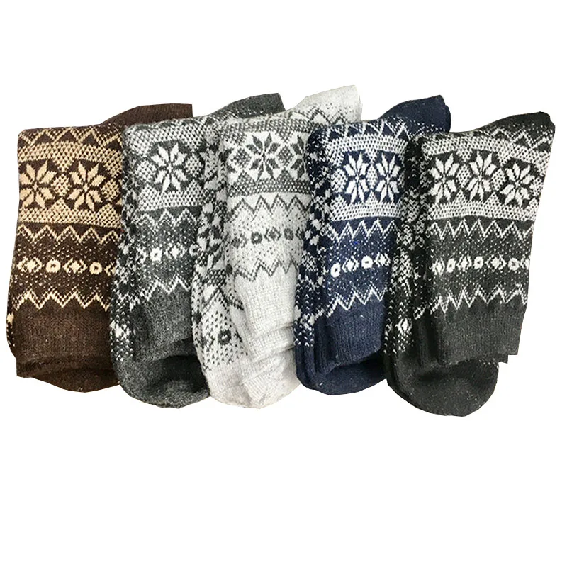 Зимние термоноски для мужчин 10 шт. = 5 пар повседневные дышащие мужские теплые
