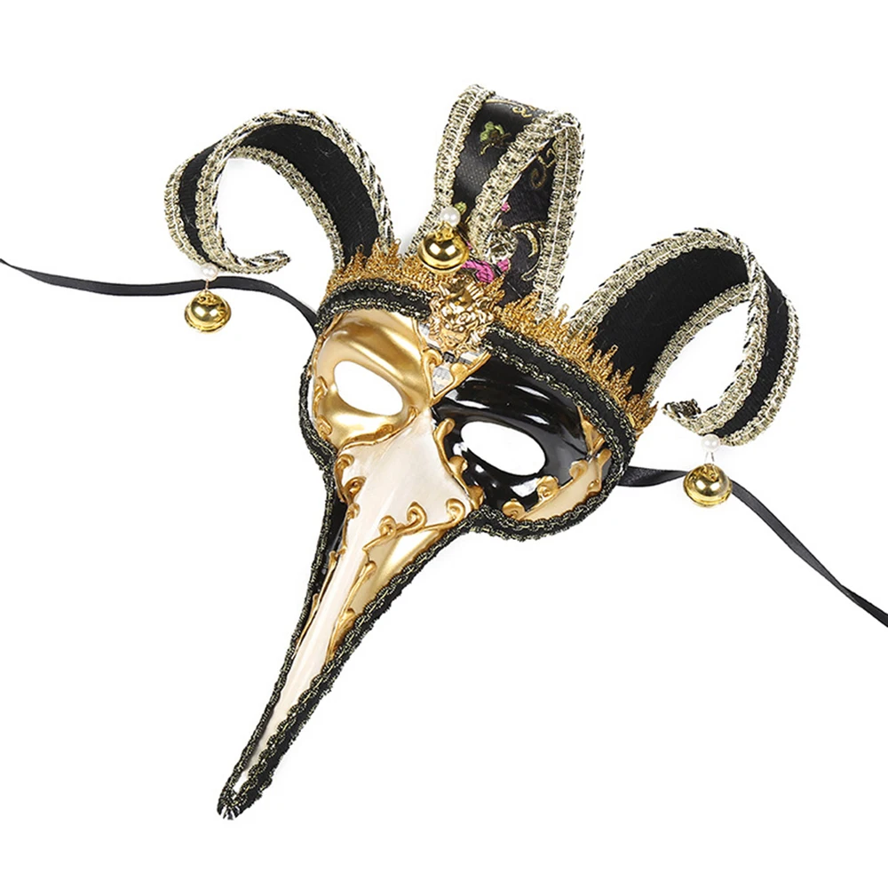 Полулицо длинный нос маскарадные маски на Хэллоуин окрашенные античные