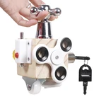 Деревянный занятый куб, Детский обучающий замок для рук, обучающая коробка для раннего обучения, бушюрная доска, фиджет-куб, Детские обучающие игрушки Монтессори