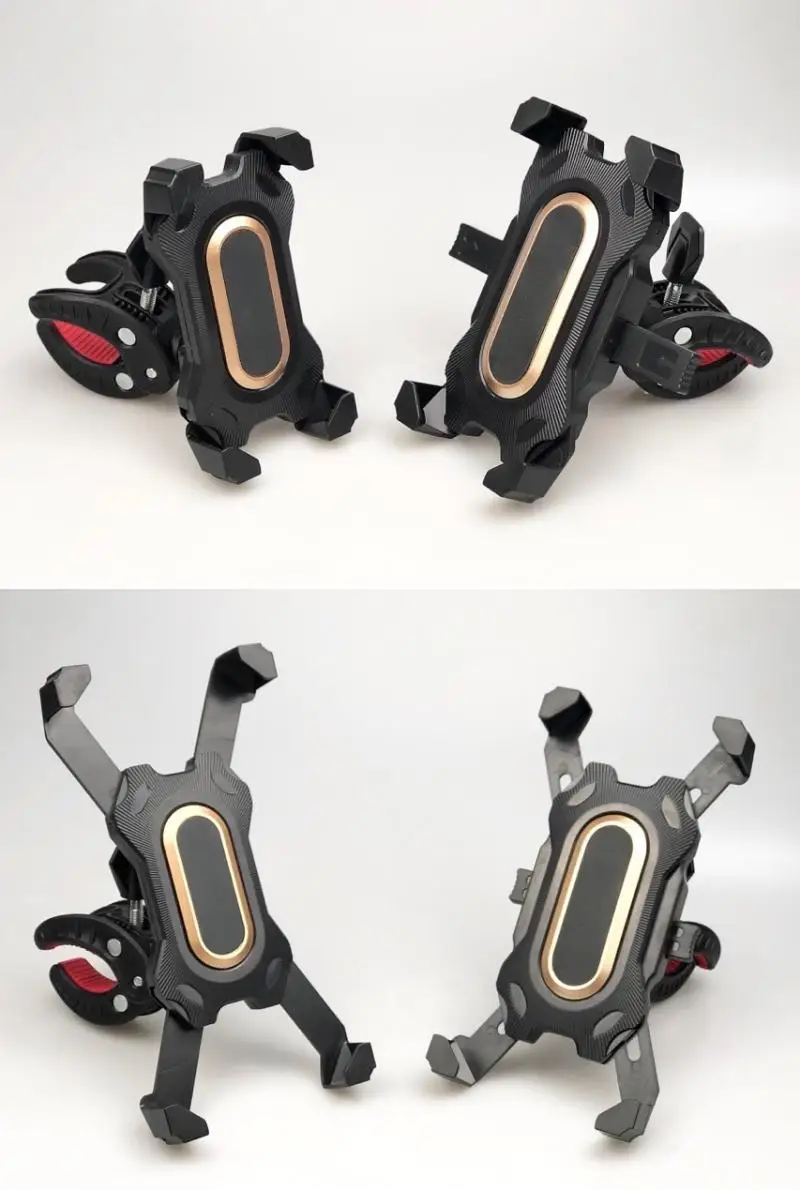 

Four-claw Mobile Phone Holder Motorcycle Bike Bicycle Stand Phone Lock Panel Portable High Quality For Motorcycles Bicycles