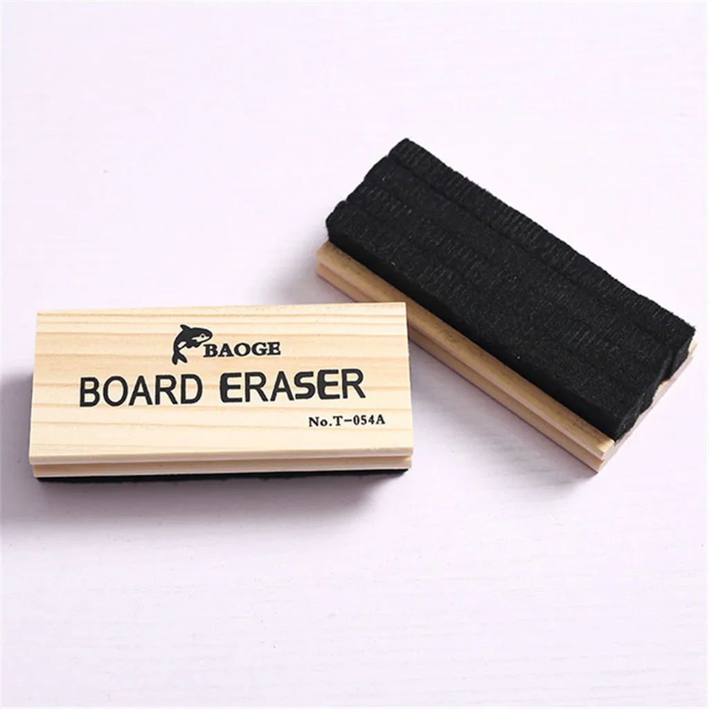 

Wooden Blackboard Eraser Chalk Large Wool Felt Whiteboard Erase Teaching Blackboard Eraser Easy To Wipe Without Trace