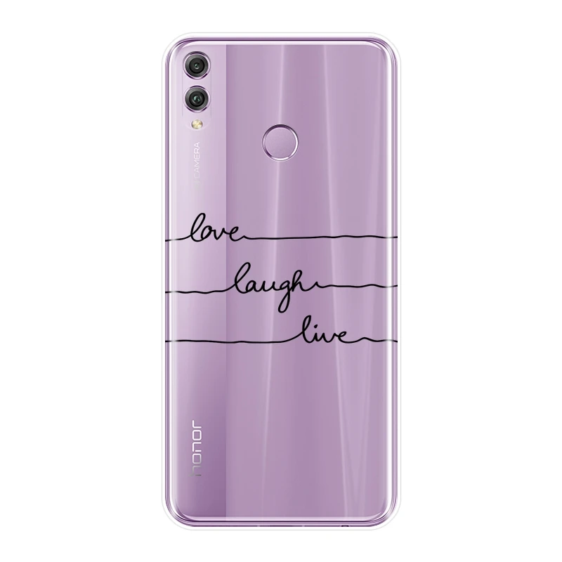 Чехол для телефона Huawei Honor 10 9 8 8X MAX мягкий силиконовый чехол с цитатой любви 7 Lite 7S