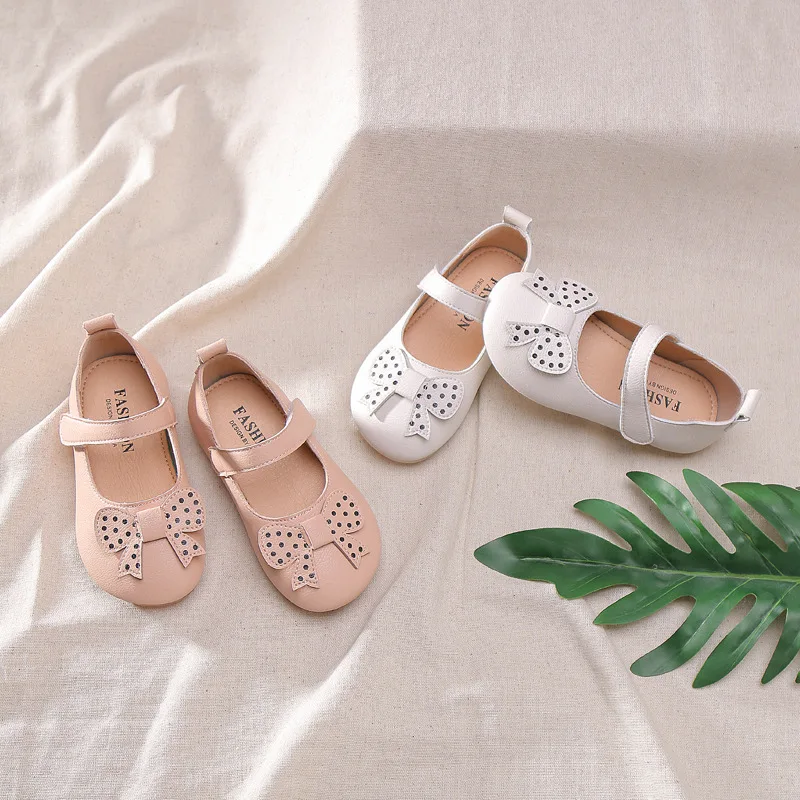Весенняя обувь принцессы для малышей с бантом маленьких девочек детская