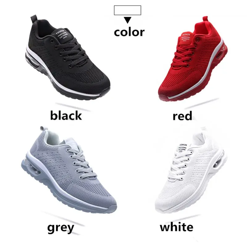 Женские и мужские кроссовки на воздушной подушке модные легкие дышащие мягкие