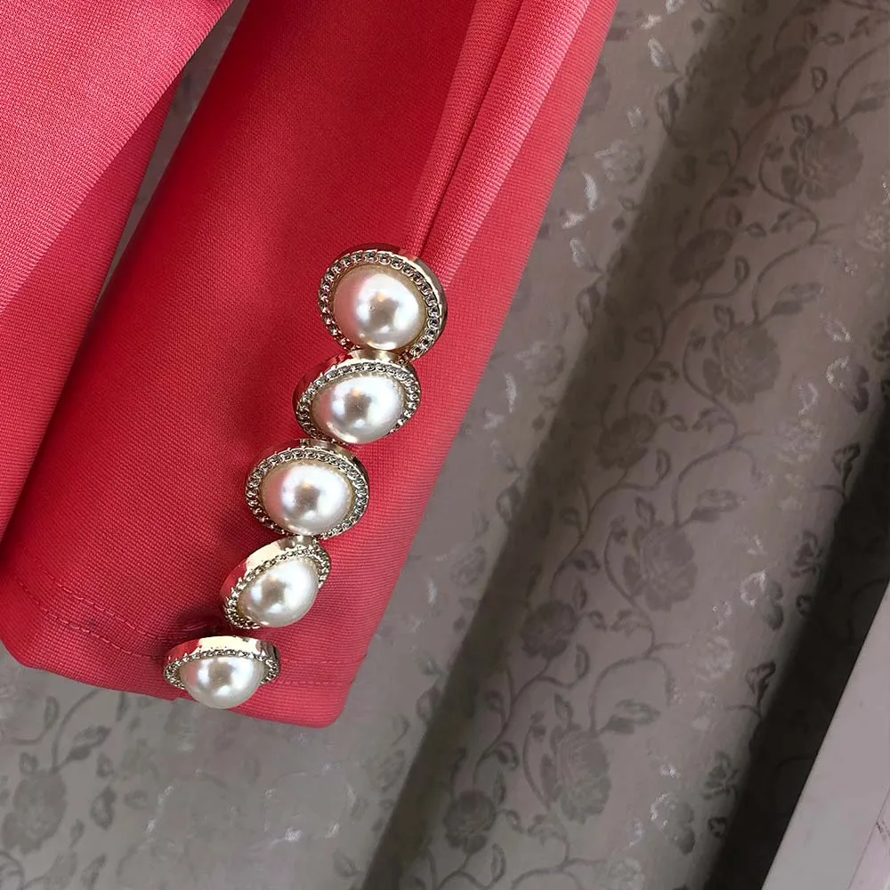 

2021 Women Pants Suits Plus Size 2 Pieces Jacket Set High Waist Suit Women Office Lady