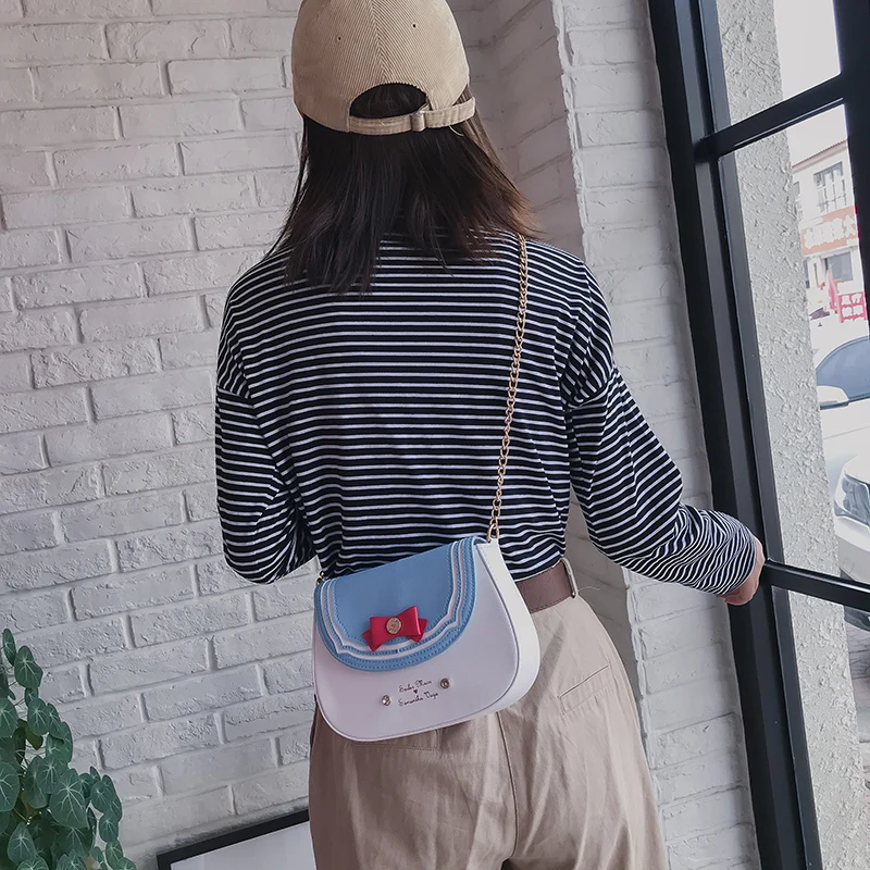 Японская аниме Муна ранец мультфильм Милая JK сумка на плечо для девушек Униформа