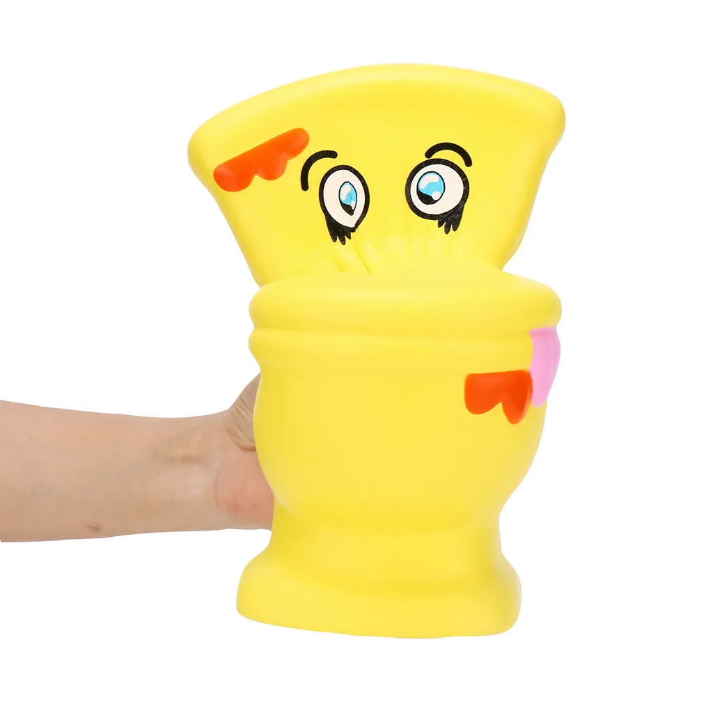 

Kawaii Adorable closestool Slow Rising Cream Scented Stress Toys Gifts Squishy Toy Kawaii Squeeze Toys For Baby Kids Gift