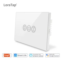wifi curtain switch touch panel tuya app remote control electrical roller shutter blind voice control google home alexa echo diy