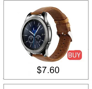 Кожаный ремешок FOHUAS Crazy horse для samsung gear s3, наручные Смарт-часы, ремешок, браслет, ремешок для iWatch