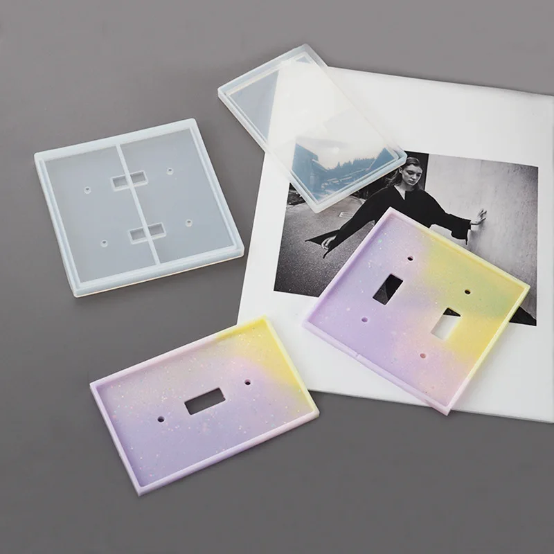 Настенная панель для выключателя силиконовая смола двойная USB настенная розетка