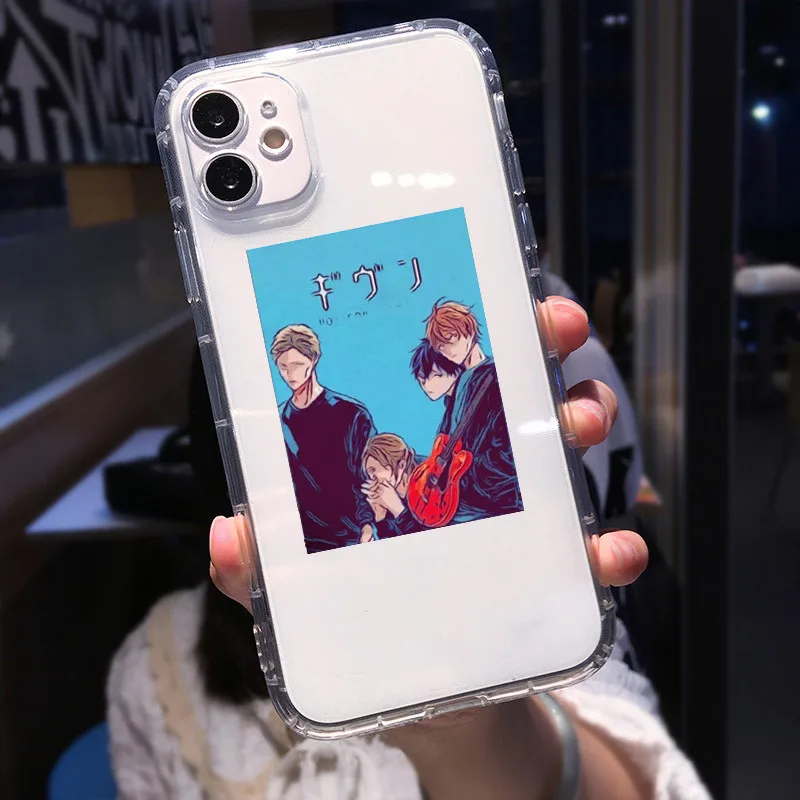 Японский чехол с аниме для телефона IPhone 12 11 Pro Max 8 7 Plus 13 XR X XS MAX мягкий ударопрочный
