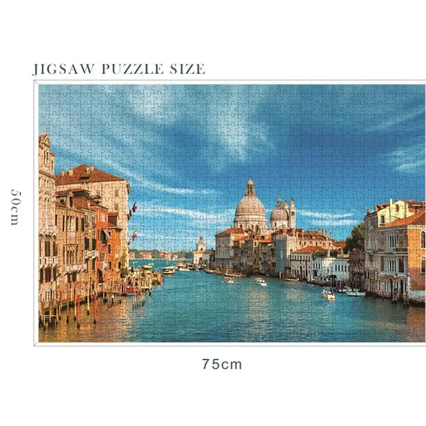 1000 шт. взрослых головоломки 3D антистресс игрушки Монтессори Parper Adulto развивающие