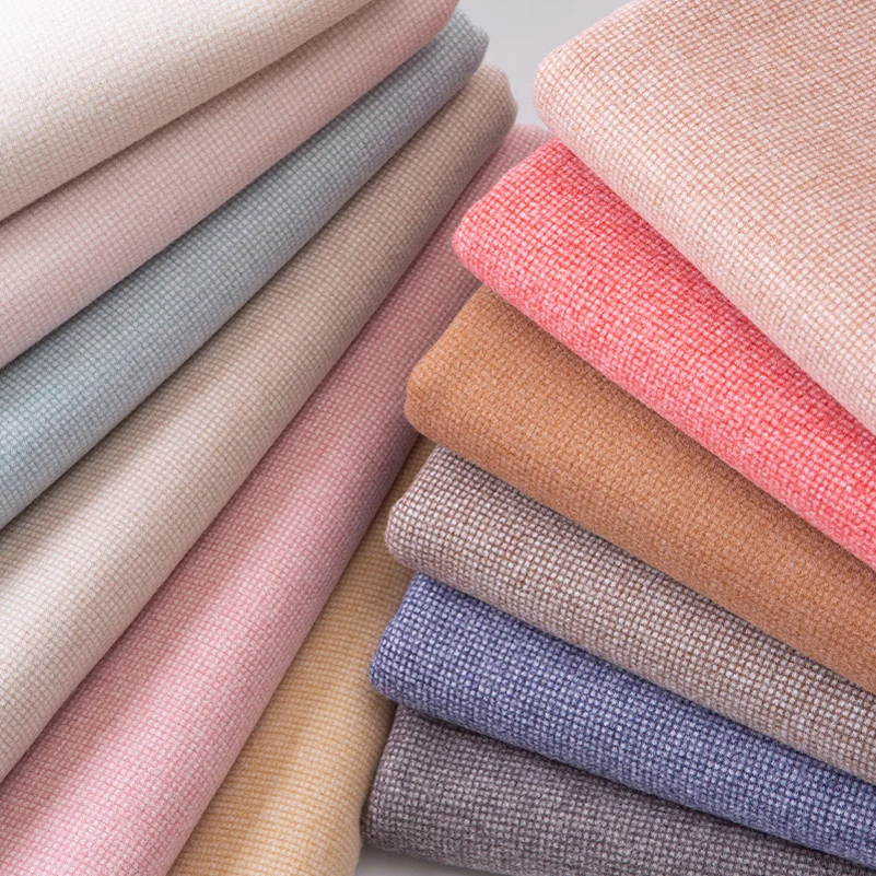 Double Sided Nanog Imitation Cashmere Wool Fabric Woolen Brushed For Coat Skirt Autumn and Winter By Half Meter