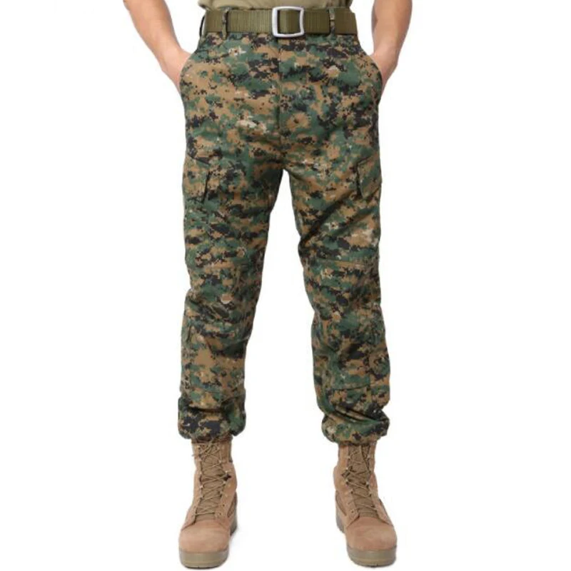 

New Military Men camouflage pants multi pocket functional camo tactical cargo army overalls trousers men clothing