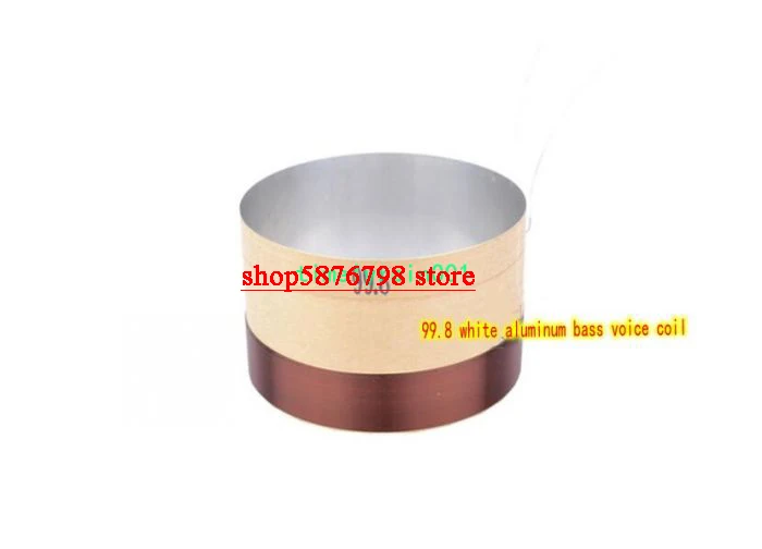 

1pcs 99.8mm 8ohm 8Ω ASV Round wire Woofer coil speaker bass voice coil white