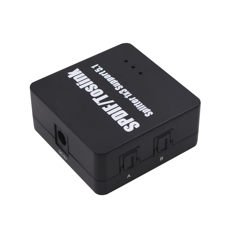 Мини оптический цифровой о сплиттер адаптер Spdif Toslink 1 в 3 Поддержка 5 DTS DOLBY AC3 для