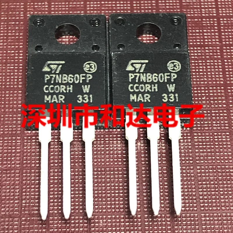 P7NB60FP STP7NB60FP TO 220F 600V 7A|Интегральные схемы| |