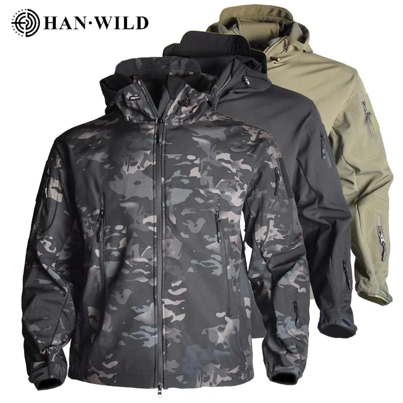 Охотничья Куртка HAN WILD Shark Skin военная тактическая куртка с ракушкой Мужская