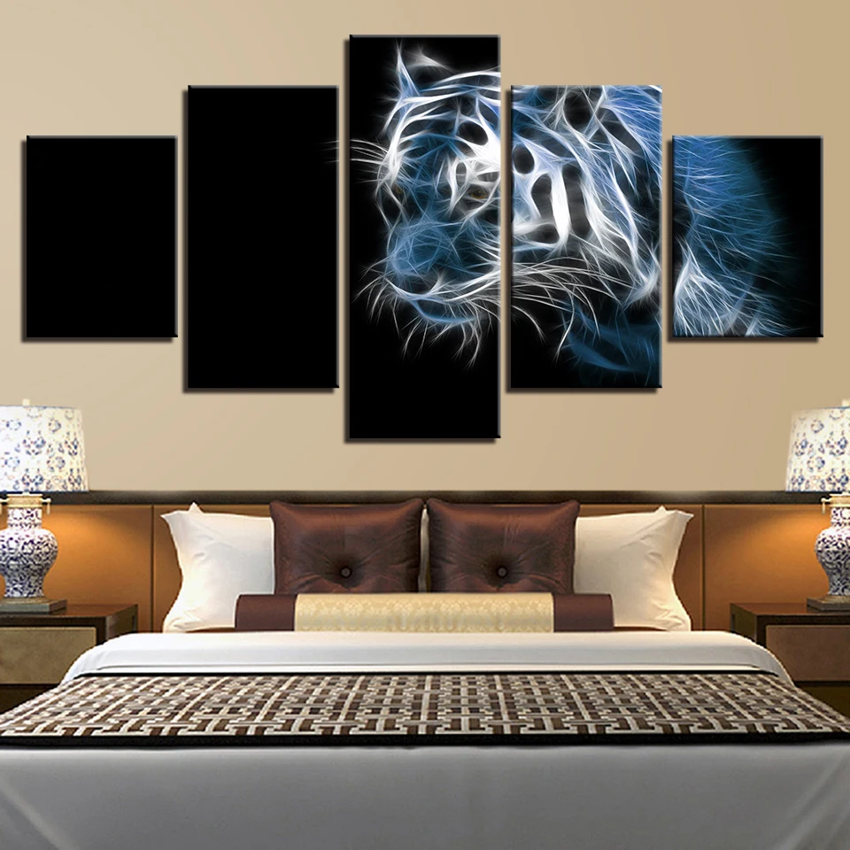 Животные Печать волк собака кошка Лев медведь холст рисунки постер печать на