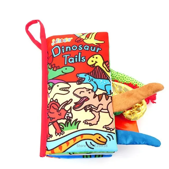 SZ04 New Dinosaur Детские игрушки, детские книги для раннего развития, тканевые книги для детей, Обучающие Развивающие книги, хвосты животных, динозавры SZ04 - Цвет: SZ04 New Dinosaur