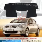 Защитная накладка на приборную панель для Toyota Yaris Vitz XP90 2006  2011, автомобильные аксессуары, панель управления 2010 2009 2008